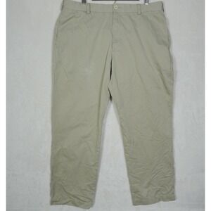 J.‎ Crew Mens Essential Chino Pants 100% Cotton Beige Tan Size 38/32 Flat Front